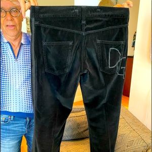 Dolce Gabbana Velvet pants